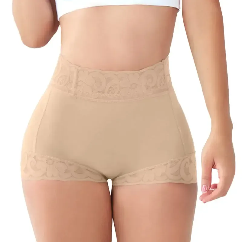 High waist tummy panel of the shaper shorts